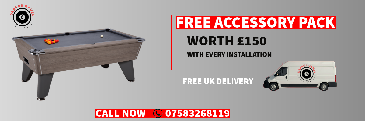 Omega Pro Freeplay Pool Table - Grey Oak